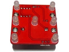 HADEX Hracia kocka elektronická vibračná červená, STAVEBNICA
