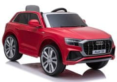 Lean-toys Audi Q8 batéria Auto JJ2066 Červená farba