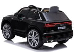 Lean-toys Audi Q8 batéria auto JJ2066 čierna lakovaná