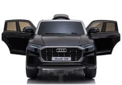 Lean-toys Audi Q8 batéria auto JJ2066 čierna lakovaná