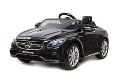 Lean-toys Autobatérie Mercedes S63 AMG Pilot Black