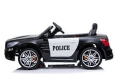 Lean-toys Mercedes SL500 Policajné batériové vozidlo čierne