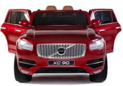 Lean-toys VOLVO XC90 červené lakované auto na batérie