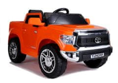 Lean-toys Toyota Tundra batéria Oranžová farba auta