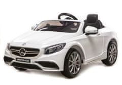 Lean-toys Autobatéria Mercedes S63 AMG White