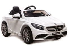 Lean-toys Autobatéria Mercedes S63 AMG White