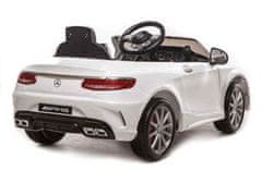 Lean-toys Autobatéria Mercedes S63 AMG White