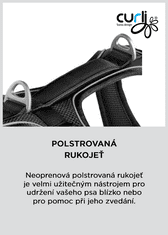 curli Postroj pre psov Belka Red S, 15-25 kg