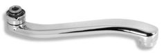 NOVASERVIS , Výtokové ramínko prohnuté 25 cm bílá-chrom, RAM1070-1