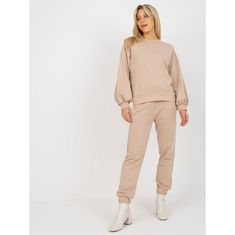 Ex moda Dámsky set s blúzkou so širokými rukávmi VERA béžový EM-KMPL-637.26P_392696 L-XL