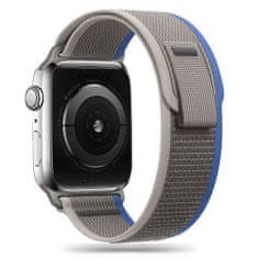 Tech-protect Remienok Nylon Apple Watch 4 / 5 / 6 / 7 / 8 / 9 / Se / Ultra 1 / 2 (42 / 44 / 45 / 49 Mm) Grey/Blue