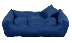 Palkar BOHO obdĺžnikový pelech pre psa, modrý - 80 cm x 65 cm