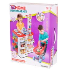 WOWO Digitálna pokladňa pre supermarket s modelom nákupného vozíka 2