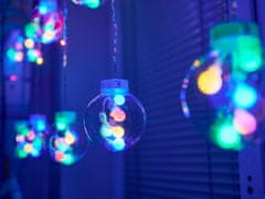 WOWO 3m LED Závesné Guľové Svietidlá, 108LED, Viacfarebné, s Konektorom, 8 Režimov Svietenia