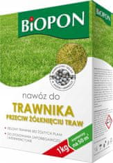 Biopon Hnojivo na trávniky proti žltnutiu trávy 1kg