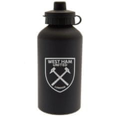 FOREVER COLLECTIBLES Fľaša na pitie WEST HAM UNITED F.C. Aluminium Drinks Bottle Black, 500ml