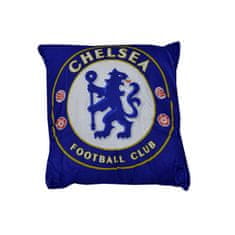 FOREVER COLLECTIBLES Obojstranný dekoračný vankúšik 40x40cm FC CHELSEA Crest