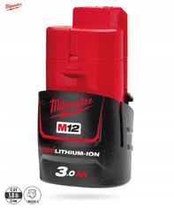 Milwaukee Batéria 12V 3Ah Li-Ion batéria M12B3