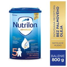 Nutrilon 5 Advanced batoľacie mlieko 800g, 35+