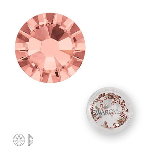 Swarovski Crystal Swarovski kryštáliky SS5 Blush Rose - 50 kusov