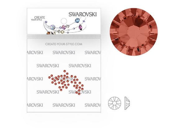 Swarovski Crystal Swarovski kryštáliky SS5 Padparadscha - 50 kusov