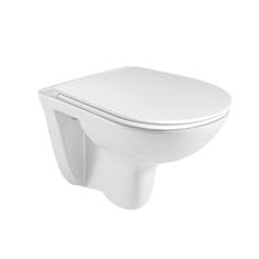 Mereo WC závesné, RIMLESS, 530x355x360, keramické, vrátane sedátka CSS113S VSD81S - Mereo