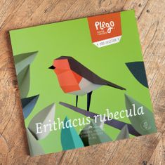 Plego ERITHACUS RUBECULA figúrka vtáka - sada na tvorbu