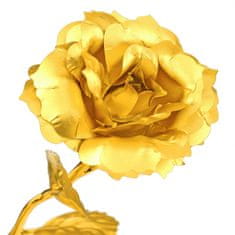 Northix Eternity Rose - Zlatá so zlatou stopkou 