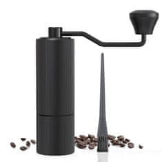 Ručný mlynček na kávu Time 25g kávy nerezový Premium black