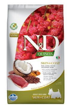 Quinoa DOG Skin & Coat Duck & Coconut Mini 2,5kg
