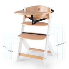 Kinderkraft High chair ENOCK black - rozbalené