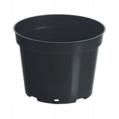 RIM Plastový výrobný hrniec čierny 1,5 l 15 cm