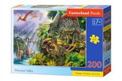 Castorland puzzle 200 dielikov - Údolie dinosaurov