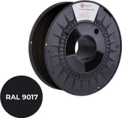 C-Tech PREMIUM LINE tisková struna (filament), ABS, 1,75mm, RAL9017, 1kg, dopravní čierna (3DF-P-ABS1.75-9017)