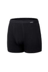 Cornette Pánske boxerky 092 Authentic plus black, čierna, 3 XL