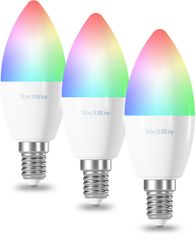 Smart Bulb RGB 6W E14 ZigBee 3pcs sat