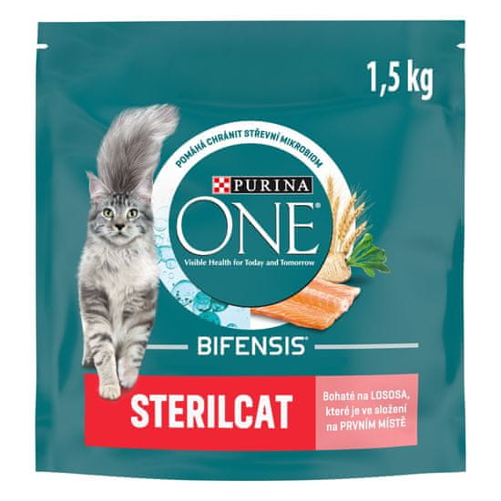 Purina ONE STERILCAT losos 1,5 kg