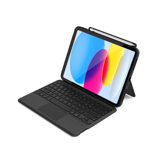 EPICO klávesnica s puzdrom pre iPad 10,9" (2022) 73711101300003 - čierna QWERTY