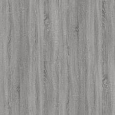 Petromila vidaXL Skrinka na kolieskach sivá sonoma 60x45x60 cm spracované drevo