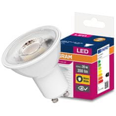 Osram 10x LED žiarovka GU10 4,5W = 35W 350lm 2700K Teplá biela 120°