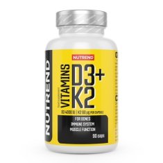 Nutrend Tablety Vitamins D3+K2 90 kapsúl