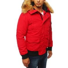 Dstreet Zimná pánska bunda WINTER červená tx2875 M