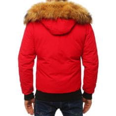 Dstreet Zimná pánska bunda WINTER červená tx2875 M