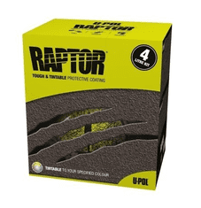 RAPTOR Raptor - farebný tvrdý ochranný náter - SET 1,05 l ral 8019 - sivohnedá