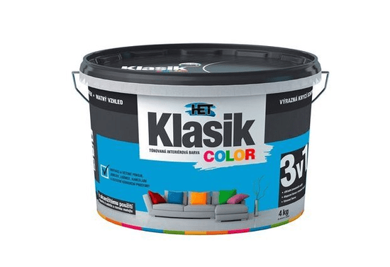 HET KLASIK COLOR Tónovaná interiérová farba 1,5 kg kc 0347 - fialový orgovánový
