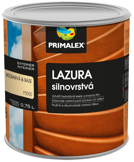 Primalex Primalex hrubovrstvá lazúra na drevo 2,5 l 80 - mahagón