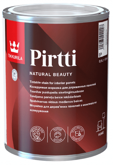 Tikkurila PIRTTI Panel Stain – moridlo na drevo 9 l tvt 3442 - teak