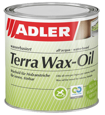 Adler Česko TERRA WAX-OIL - Ekologický voskový olej na drevo v interiéri farblos (bezfarebná) 2,5 L