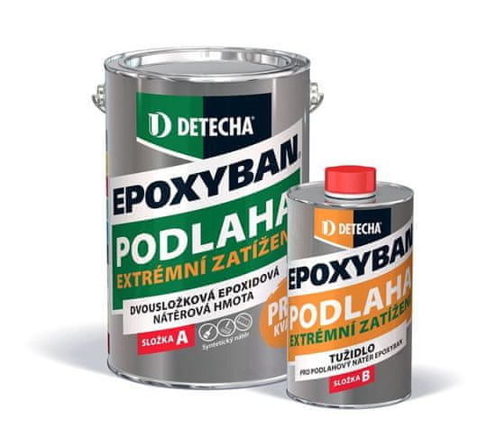 DETECHA Epoxyban - epoxidová dvojzložková farba na betón 2,5 kg ral 1023 - dopravná žltá