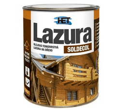 HET SOLDECOL LAZÚRA - Olejová tenkovrstvá lazúra na drevo 2,5 l sl 24 - gaštan